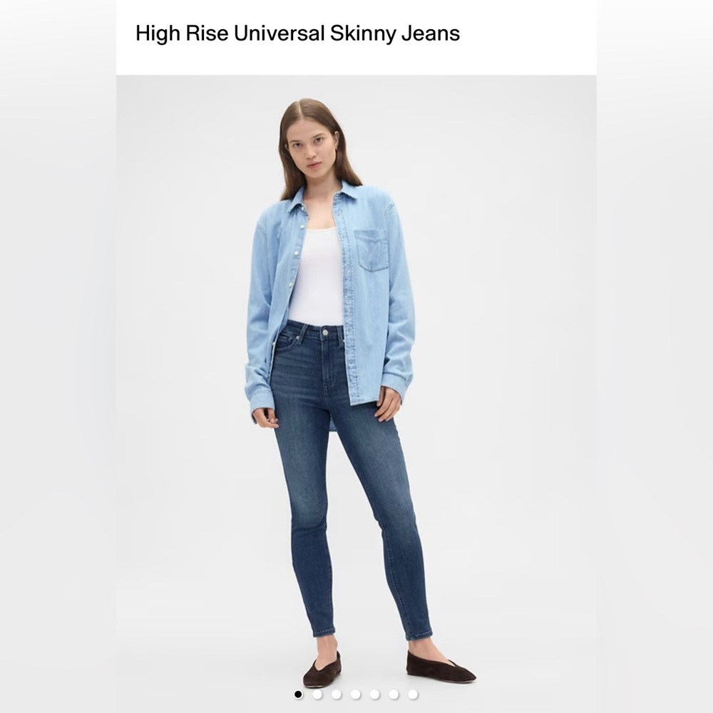 GAP Factory High Rise Universal Skinny Jeans - new, washed but not worn